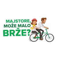 Pevex zdravlje bicikl pevex biciklijada Sticker