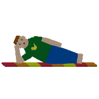 bandainamcoentasia chill sleeping lazy lazy bones Sticker