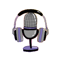 sensiblesychingonas podcast microfono chingona chingonas Sticker