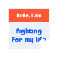 Text Fighting Sticker