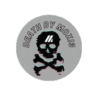 Death Skull Sticker by MOXI3 Fitness