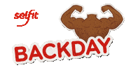 Selfitacademias_ fitness academia treino backday Sticker