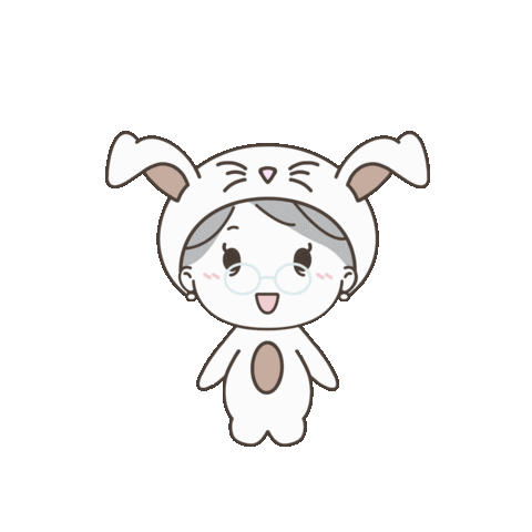 Chinese New Year Bunny Sticker by Ohhgranny