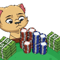 Going All In Sticker by Kabu