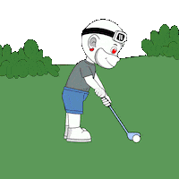 Hole In One Golf Sticker by Zhot