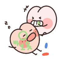 Peach Lol Sticker