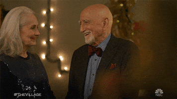 christmas time kiss GIF by The Village