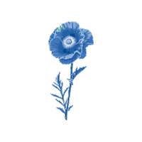 Mark David Flower Sticker by Foil Me