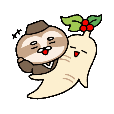 neusik healthy sloth 건강 健康 Sticker