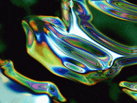 artsocial805 art trippy green aesthetic GIF