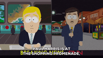 paul reporting GIF by South Park 