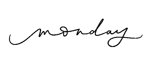 Monday Lettering Sticker by krysteliart