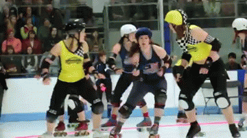roller derby GIF