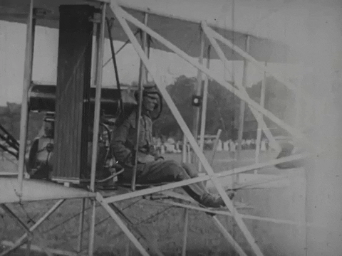 Wright Brothers Test Flight GIF by US National Archives