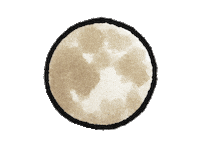 full moon space Sticker by Pretty Whiskey / Alex Sautter