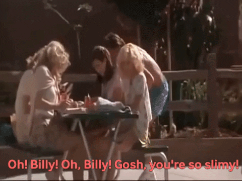 tracethurman giphygifmaker billy romy and micheles high school reunion slimy GIF