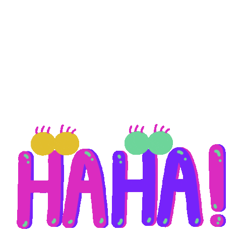 Ha Ha Laughing Sticker by Hacchi