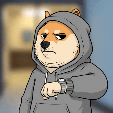 Shiba Inu Waiting GIF by Doge Pound