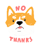 Angry Shiba Inu Sticker by Sarah Capon