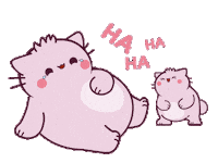 Cat Lol Sticker by Pembe