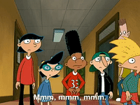 hey arnold nicksplat GIF