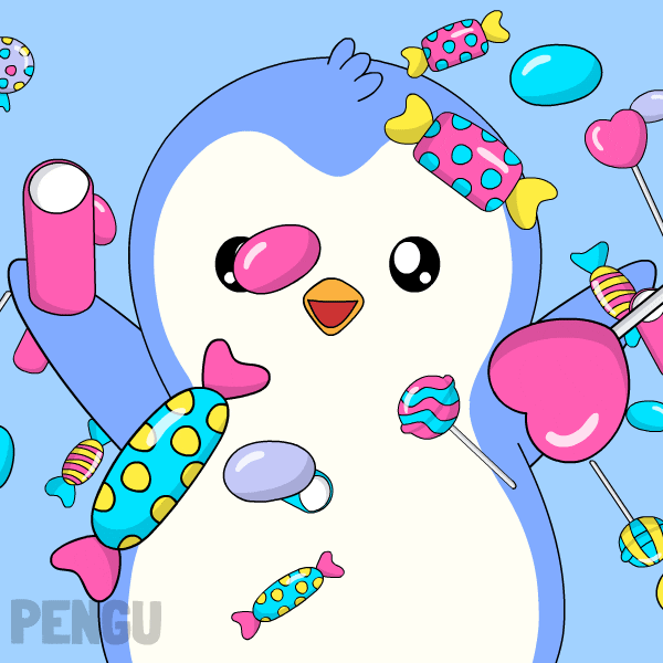 Sweet Tooth Spinning GIF by Pudgy Penguins