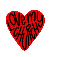 Love My Church Sticker by Hillsong Copenhagen