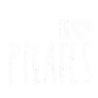 Lettering Pilates Sticker