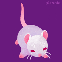 Scared Mouse GIF by pikaole