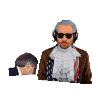 Whispering Security Guard Sticker