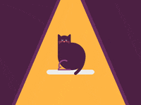 Cat Meow GIF by madebydot