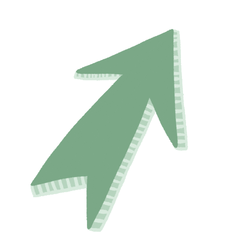 Happy Arrow Sticker by Well-Watered Women