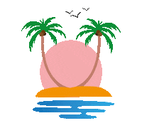 Palm Tree Summer Sticker