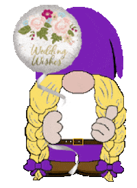 Wedding Thumbs Up Sticker