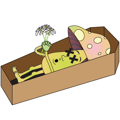 death rip Sticker by Stickerbaby
