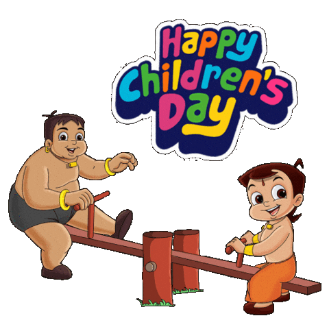 Childhood Memories Celebration Sticker by Chhota Bheem