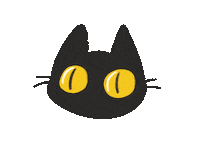 Azuwarius cat halloween blackcat bleb Sticker