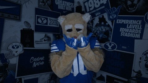 Caption Cosmo GIF by BYU Cougars