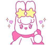 Star Bunny Sticker
