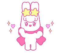 Star Bunny Sticker