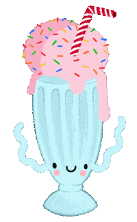 Ice Cream Dessert Sticker by Elsa Isabella