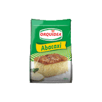 Bolo Abacaxi Sticker by Orquidea Alimentos