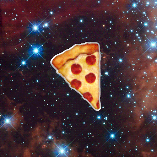 Pizza Galaxy GIF