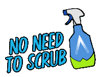 Spray Scrub Sticker by Astonish Cleaning Products