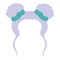 scrunchie space buns Sticker by Goody Hair