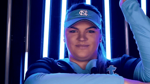 Carolina Unc Softball GIF by UNC Tar Heels