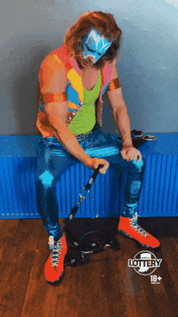 HoosierLottery workout wrestling hype flex GIF