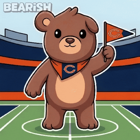 Happy Chicago Bears GIF by BEARISH