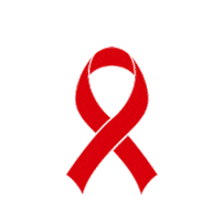 Ribbon Aids Sticker by Terrence Higgins Trust