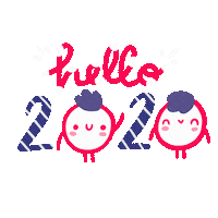 ilariapops 2020 new year happy new year new year eve Sticker